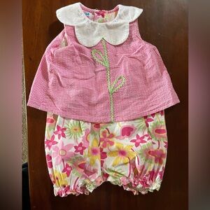 Sweet Potatoes size girls’ 12 mos one-piece adorable summer outfit